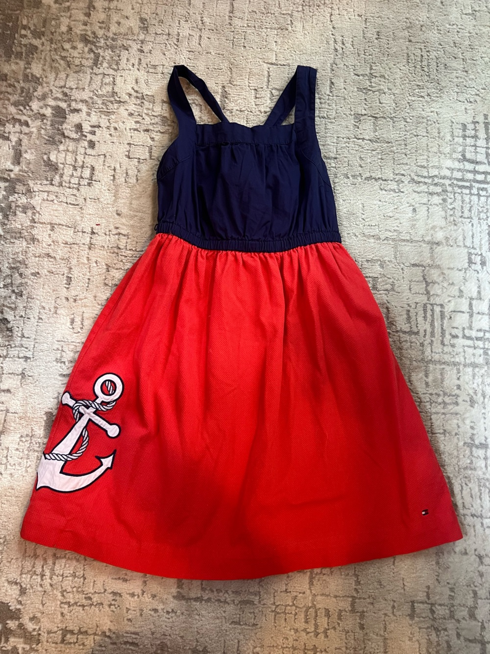 Tommy Hilfiger Navy & Red Anchor Sundress